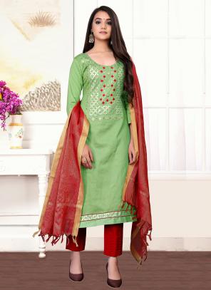 Mint green colour dress designing ideas | Pista color suit design | Green  dress design - YouTube