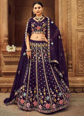 Teal Pure Georgette Sequins Work Lehenga Choli Manufacturer Supplier from  Surat India