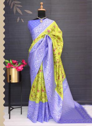 Multicolor Cotton Patola Printed Silk Saree – MySilkLove