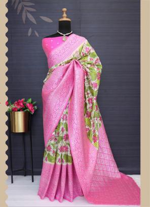 Scarlet Pure Kanjivaram Saree – Ranjvani