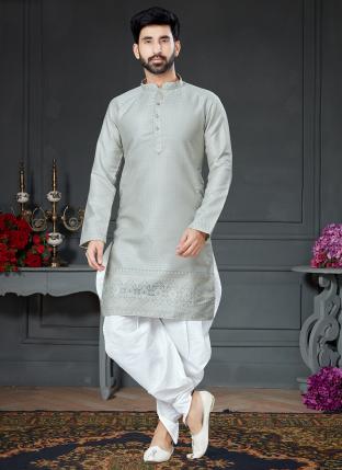 Readymade Jacquard Silk Mens Kurta Pajama Collection Catalog