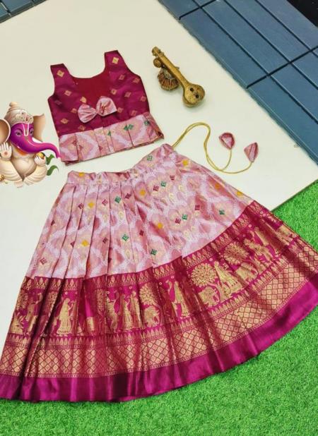 8025 New Designer Fancy Party Wear Kids Lehenga Collection - The Ethnic  World