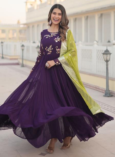Buy Ladies Party Wear Print Designer Gown wholesale Collections Online 2023  - Eclothing