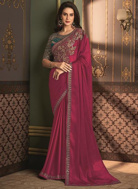 Buy Baby Pink Heavy Designer Party Wear Saree | Designer Sarees