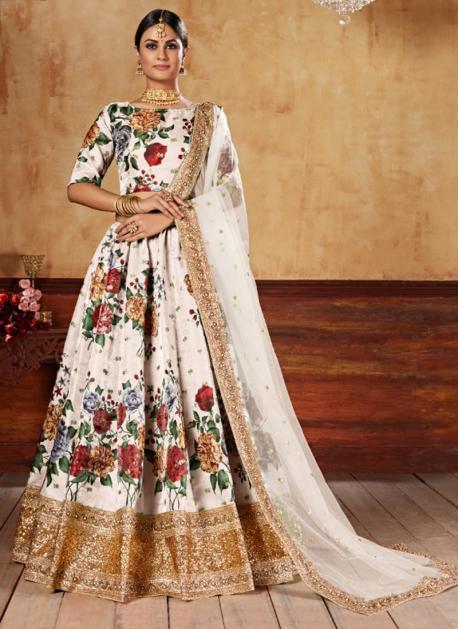 All the Floral Lehenga Inspiration You'd Need for Your Big Day - Check It  out Right Here | Floral lehenga, Indian dresses, Designer party wear dresses