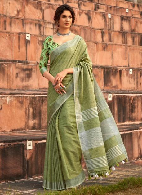 Silk Zone Khadi Cotton Linen Saree (19) in Pune at best price by Peshwai  Shrimant Collection - Justdial