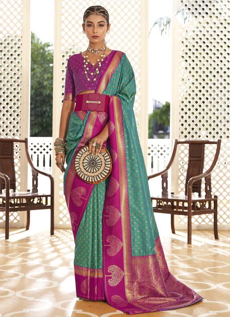 Banarasi Soft Silk Paithani Saree With Blouse Piece, Paithani Saree  Collection, Wedding Saree, Indian Saree in USA - Etsy