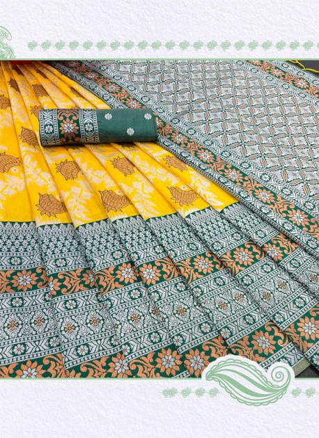 Pallavi 9110 Latest Fancy Designer Regular Casual Wear Cotton Sarees  Collection - The Ethnic World
