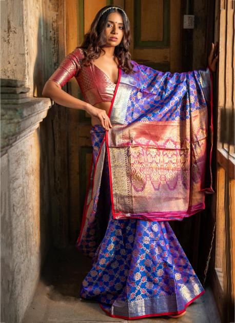 Sky Blue Patola Silk Saree with Meenakari Design - Monastoor- Indian  ethnical dress collections with more than 1500+ fashionable indian  traditional dresses and ethnical jewelleries.