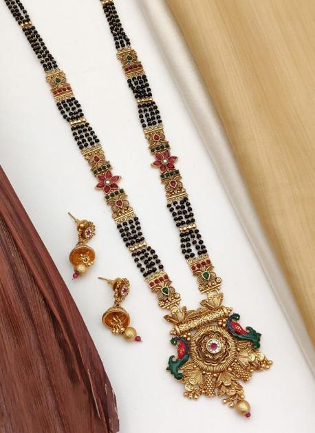 Long fancy mangalsutra designs sale