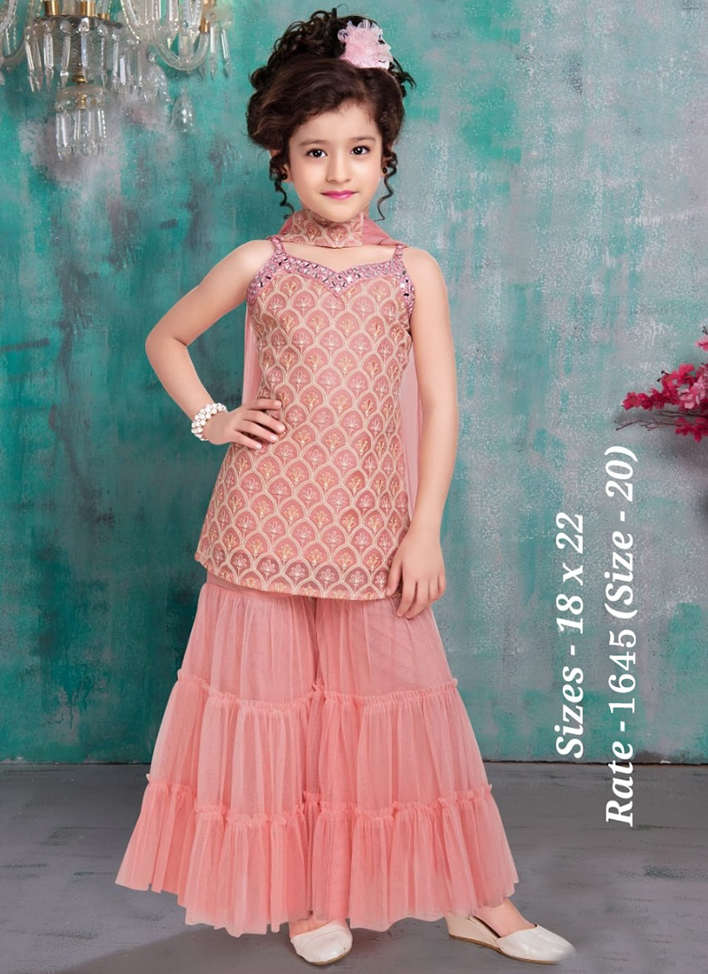 Kids 2024 sharara designs